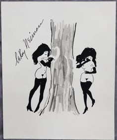 LeRoy Neiman, Playboy Femlin - Love, Original Drawing