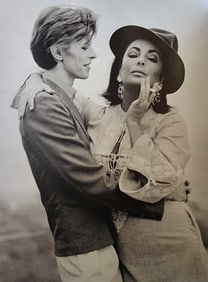 Terry O'Neill, 'David Bowie & Elizabeth Taylor', 1974