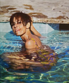 Terry O'Neill, 'Audrey Hepburn having a swim', 1967