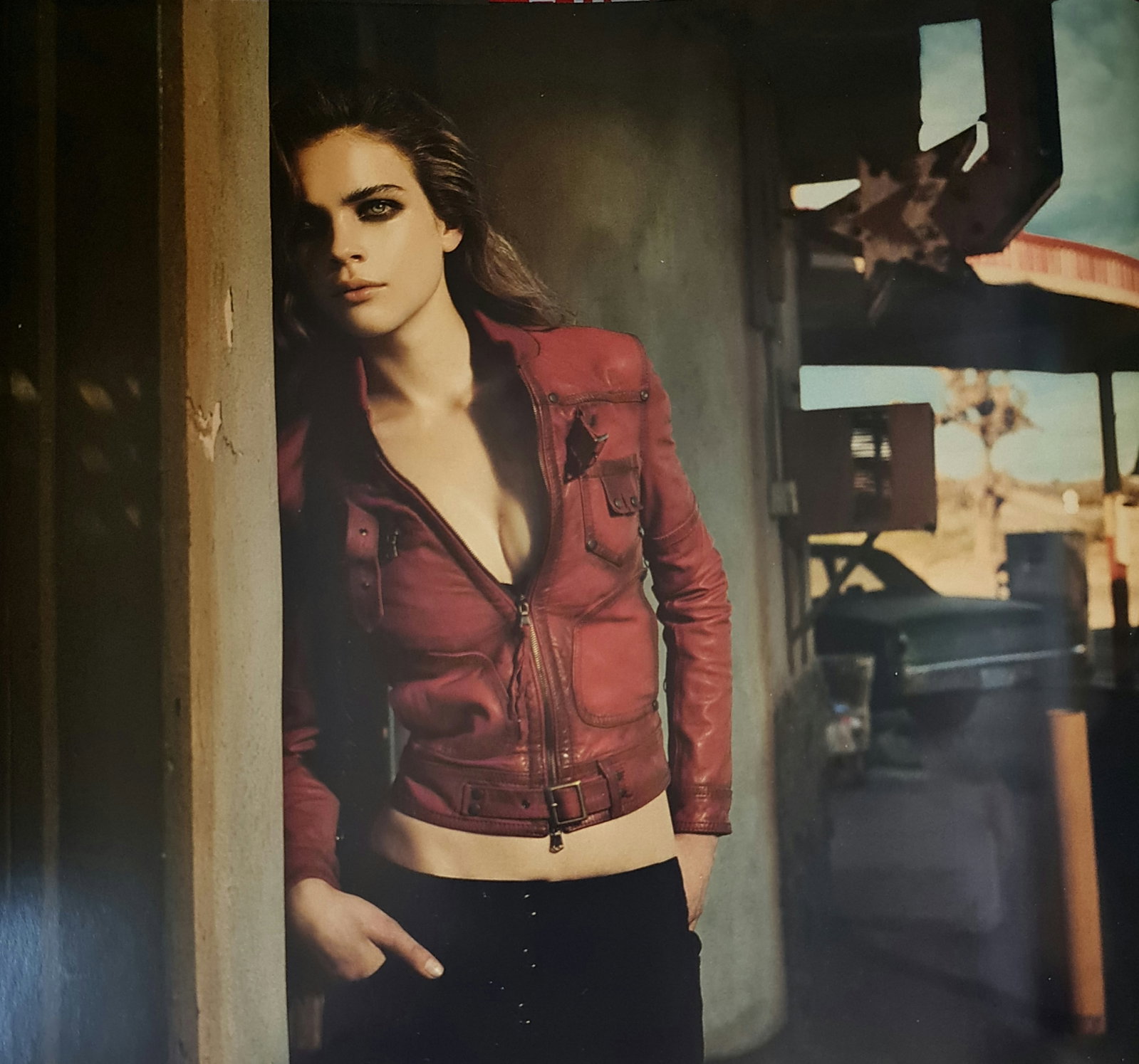 Jacques Olivar, Down the Highway, Nevada, 2005: Photographer: Jacques Olivar, born in Casablanca in 1941, was an advertising photographer and movie director before embracing fashion photography. Visual seduction and cinematic sensibility are keys t
