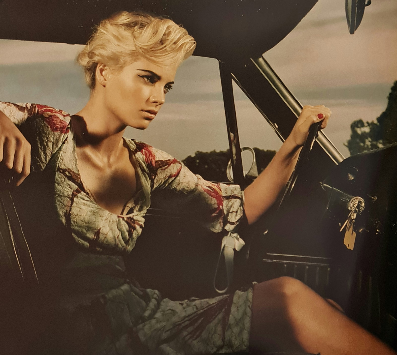 Jacques Olivar, Freewheeling Girl, Cape Town, 2004: Photographer: Jacques Olivar, born in Casablanca in 1941, was an advertising photographer and movie director before embracing fashion photography. Visual seduction and cinematic sensibility are keys t