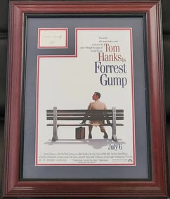Tom Hanks, Forrest Gump Movie Poster JSA Authenticated Signature