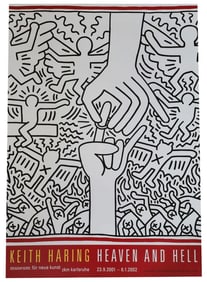 Keith Haring, Heaven And Hell Original 2001 Poster