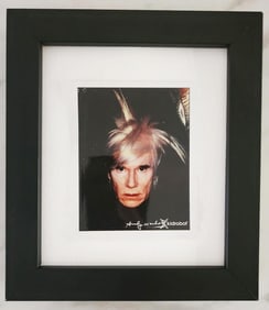 Andy Warhol (After), 'Self Portrait - 1' 1986, Framed Estate Polaroid