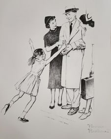 Norman Rockwell, Leaving The Hospital - C.1954