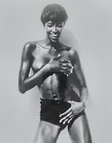 Naomi Campbell 'Top Model & Movie Star, Vintage original Photo 1980s