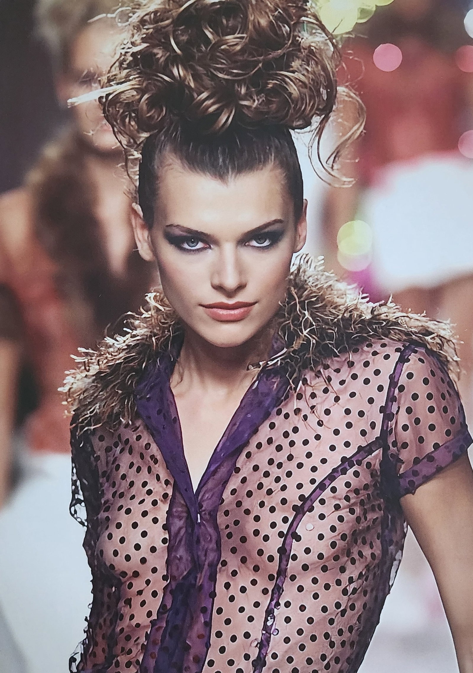 Milla Jovovich, Model, Movie actress, 2000s: Model/Movie Star: Milla Jovovich Title/Subject: Model, Movie actress Type Of Print: Authentic Sheet Fed Photogravure/Heliogravure. Date Of Print: C2000 Paper: Medium weight, satin/matte finish. Print 