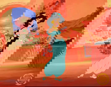 Disney, 'Aladdin, Jasmine in Agrubah', Limited Edition Animation Cel