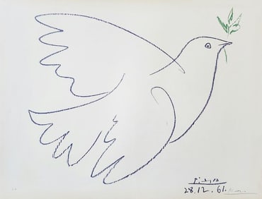 Pablo Picasso (After), 'La Colombe Bleu, 1961