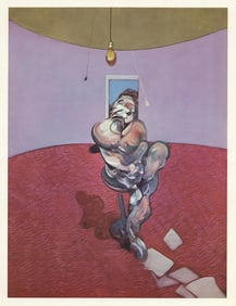 Francis Bacon, 'Portrait of George Dyer Talking' color lithograph, 1966 (After)