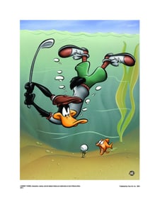 Warner Bros, Looney Tunes, Daffy Duck, "Under Water Golfing"