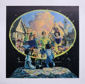 Charles Boyer, 'A Child's Fantasy Come True', Signed Limited Edition Disney Lithograph, 1983