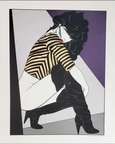 Patrick Nagel, From The The Playboy Portfolio Ii, 1989 Signed And Numbered 3