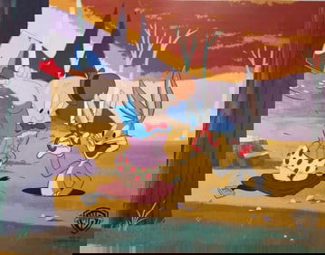 Warner Bros, Looney Tunes, Bugs Bunny & Elmer Fudd, Limited Edition sericel