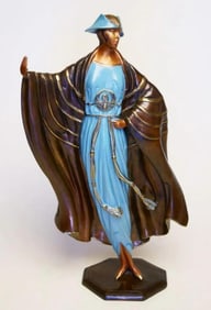 Erte, 'Rue De La Paix' Signed Limited Edition Bronze Sculpture