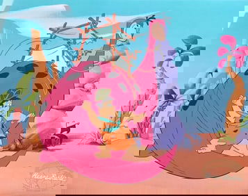 Hanna-Barbera, Flintsone's - Quitting Time, Limited Edition sericel