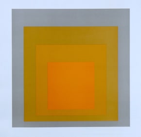 Josef Albers, Homage to the Square: Beyond Focus', Framed Silkscreen Print, 1969