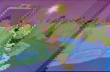 Warner Bros, 'Looney Tunes - Bugs Bunny at The Movies', Limited Edition Animation Cel