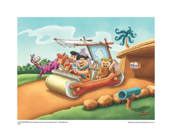 Warner Bros, Hanna-Barbera, Flintstone's, "Car"