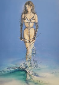 Hajime Sorayama 'Untitled' (to hot to handle - 1993 - offset lithograph