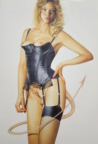 Hajime Sorayama 'Untitled' (to hot to handle - 1993 - offset lithograph