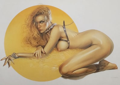 Hajime Sorayama 'Untitled' (to hot to handle - 1993 - offset lithograph