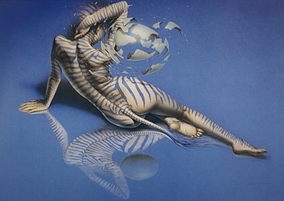 Hajime Sorayama 'Untitled' (to hot to handle - 1993 - offset lithograph