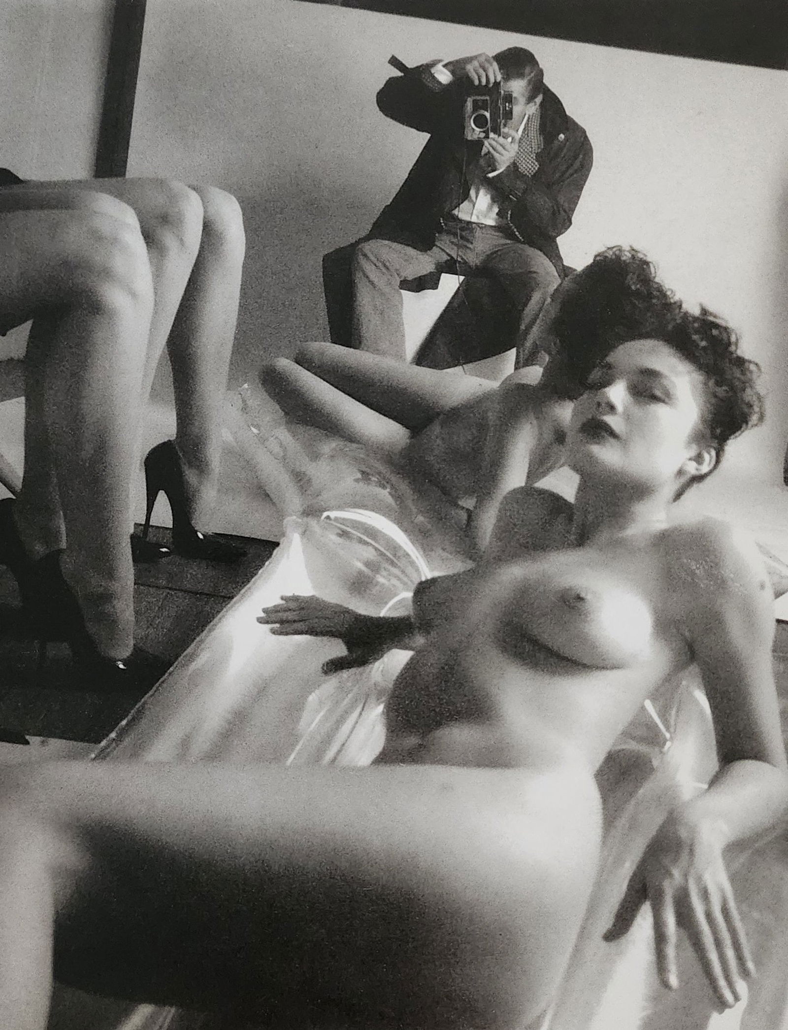 Helmut Newton 'Woman 1995': Photographer: Helmut Newton Title/Subject: Woman Date Of Negative: 1971 - 1991 Type Of Print: Authentic Sheet Fed Photogravure/Heliogravure. Date Of Print: 1995 Paper: Medium weight, satin/matte finis