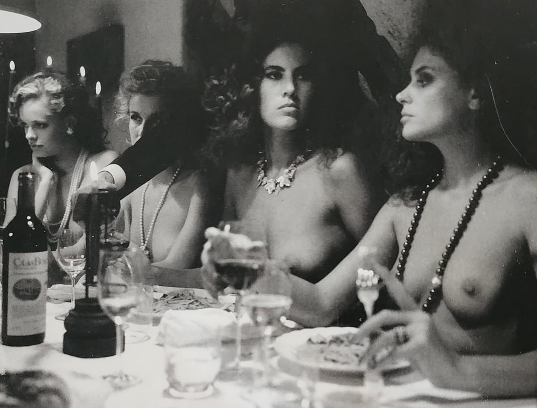 Helmut Newton 'Woman 1995': Photographer: Helmut Newton Title/Subject: Woman Date Of Negative: 1971 - 1991 Type Of Print: Authentic Sheet Fed Photogravure/Heliogravure. Date Of Print: 1995 Paper: Medium weight, satin/matte finis