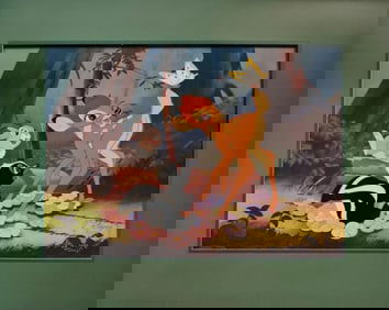 Disney's, Bambi, Commemorative Lithograph