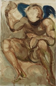 Salvador Dali, 'Divine Comedy Purgatory Canto 15 Decomp', Woodcut Lithograph III