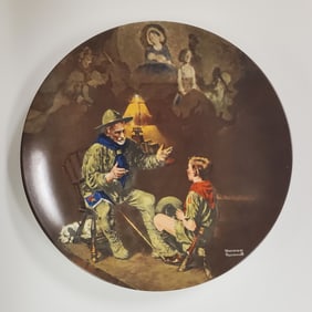 Norman Rockwell The Old Scout 1988 Vintage Collectors Plate