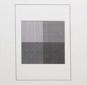 Sol Lewitt, 'Untitled' - Extra Etched Squares, From The Suite 'Ficciones', Silkscreen
