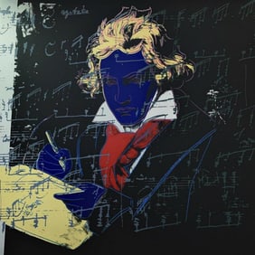 Andy Warhol, Beethoven 390 Sunday B Morning Le Serigraph