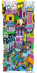 Charles Fazzino, 'Memphis Blues', Signed Limited Edition 3-D Lithograph - featuring original drawing