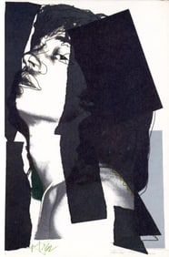 Andy Warhol, 'Mick Jagger Fsii.144', Framed Announcement-Card, 1975