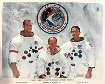 Nasa, Prime Crew Of Ninth Manned Apollo Mission-1971