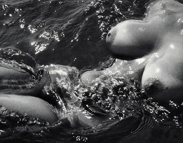 LUCIEN CLERGUE - Female Nude Body, 1968