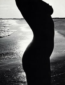 LUCIEN CLERGUE - Female Nude Body, 1968