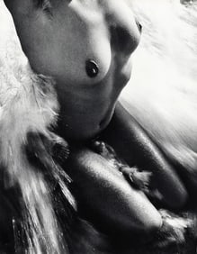 LUCIEN CLERGUE - Female Nude Body, 1968
