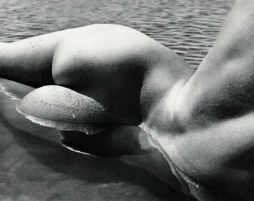 LUCIEN CLERGUE - Female Nude Body, 1968