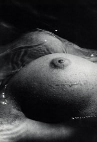LUCIEN CLERGUE - Female Nude Body, 1968