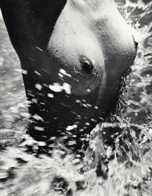 LUCIEN CLERGUE - Female Nude Body, 1968