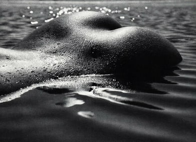 LUCIEN CLERGUE - Female Nude Body, 1968
