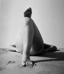 LUCIEN CLERGUE - Female Nude Body, 1968