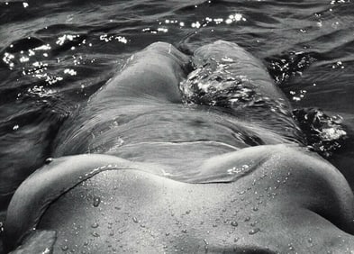 LUCIEN CLERGUE - Female Nude Body, 1968