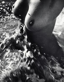 LUCIEN CLERGUE - Female Nude Body, 1968