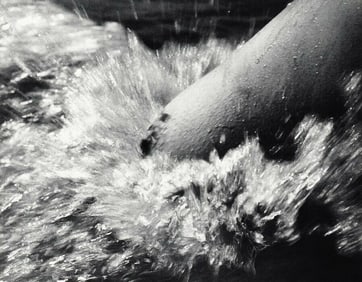 LUCIEN CLERGUE - Female Nude Body, 1968