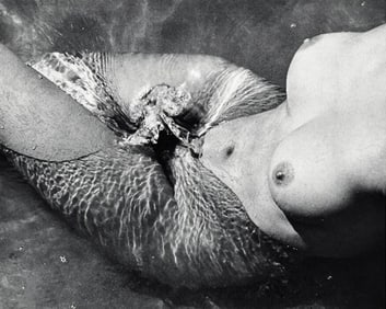 LUCIEN CLERGUE - Female Nude Body, 1968