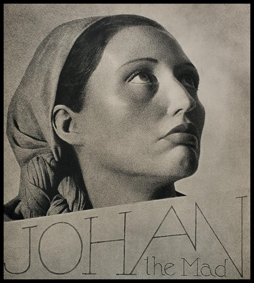 William Mortensen, Johan The Mad, 1935 1st Edition: Photographer: William Mortensen (American, 1897 - 1965) - known for pictorial and experimental imagery. Title: "WILLIAM MORTENSEN, Johan The Mad, 1935 " Subject: Surreal - demon, occult, horror, fanta